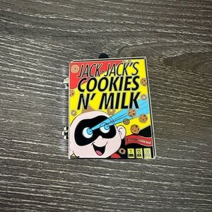 Jack Jack’s Cookies N’ Milk Pin Hinged Limited 4000 Cookie 3D
